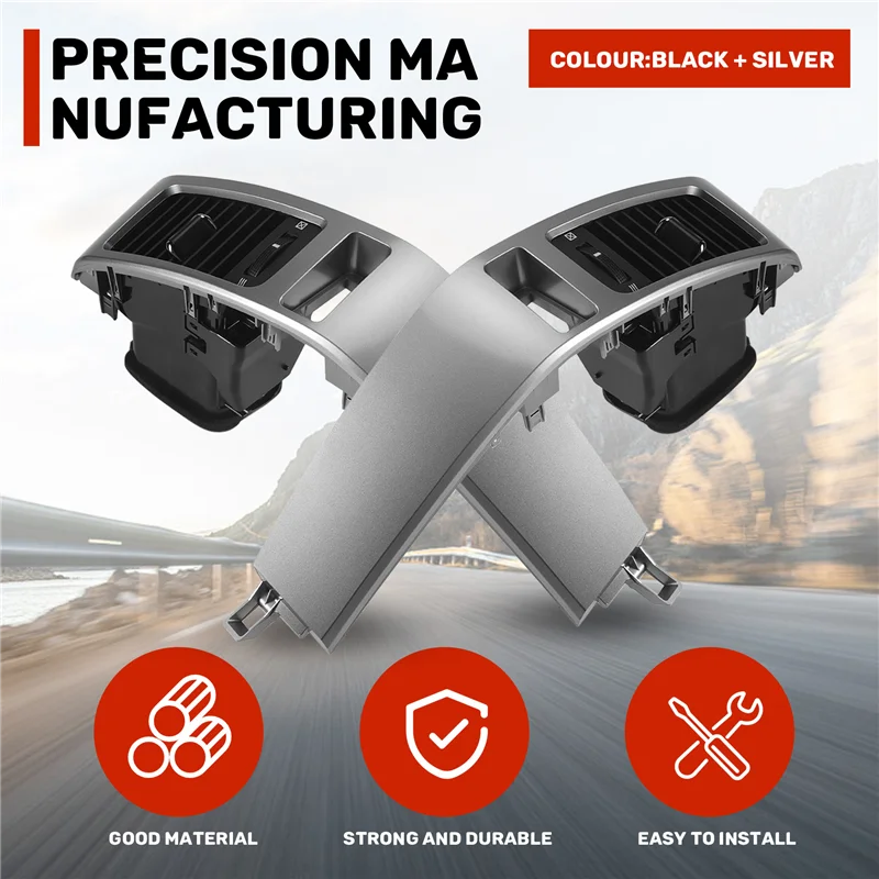 

A82E-Car Air Vent Dashboard Air Vent Sensor Panel For Toyota Land Cruiser Prado 120 FJ120 2003-2009 Accessories