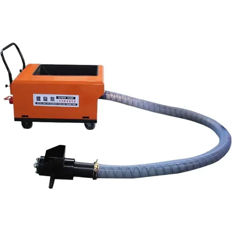 Small Ground Concrete Conveying Pump with Spiral Feeding Machine Secondary Structure Pouring Pump Core Component Motor