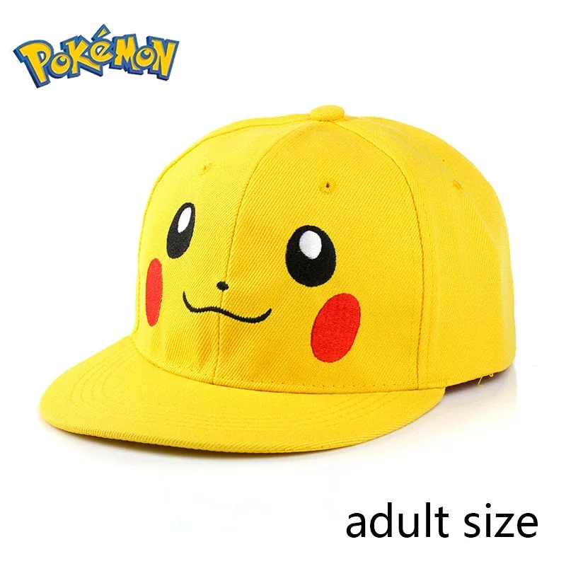 Pokemon Pikachu Baseball Cap Anime Cartoon Figure Cosplay Hat Adjustable Women Men Kids Sports Hip Hop Caps Toys Birthday Gift