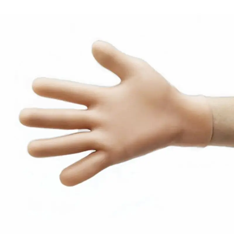 Guanti in Silicone Lunghi a Cinque Dita, Protezione Solare, Impermeabili, Sbiancanti, Anti-Screpolature, Extra Lunghi, Ultra Sottili, Colore Nude, Invisibili