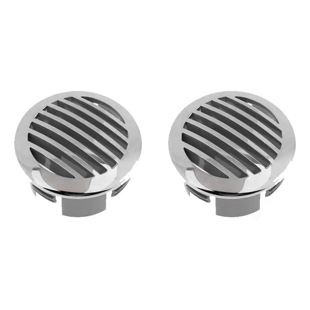 2 Pieces 4 Inch Adjustable Marine Vent Covers, 316 Stainless Steel Air Flow Vent Covers for RV, Boats, Yachts