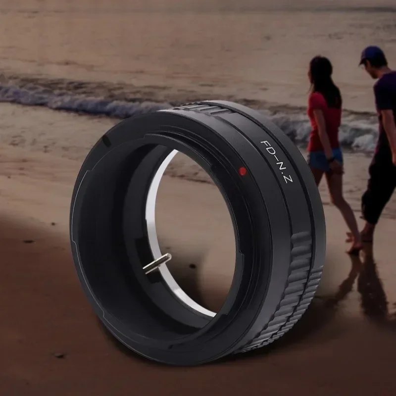 Anillo Adaptador de Montura de Lente de Alta Precisión de Aleación de Aluminio para Lentes Canon FD a Cámaras Z6 Z7 Z50 con Montura Z