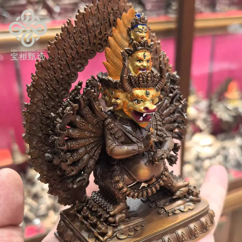 Daweide King Kong pure copper gilt Buddha statue copper treasure selection t1 Tibetan Tantra Buddhist Hall