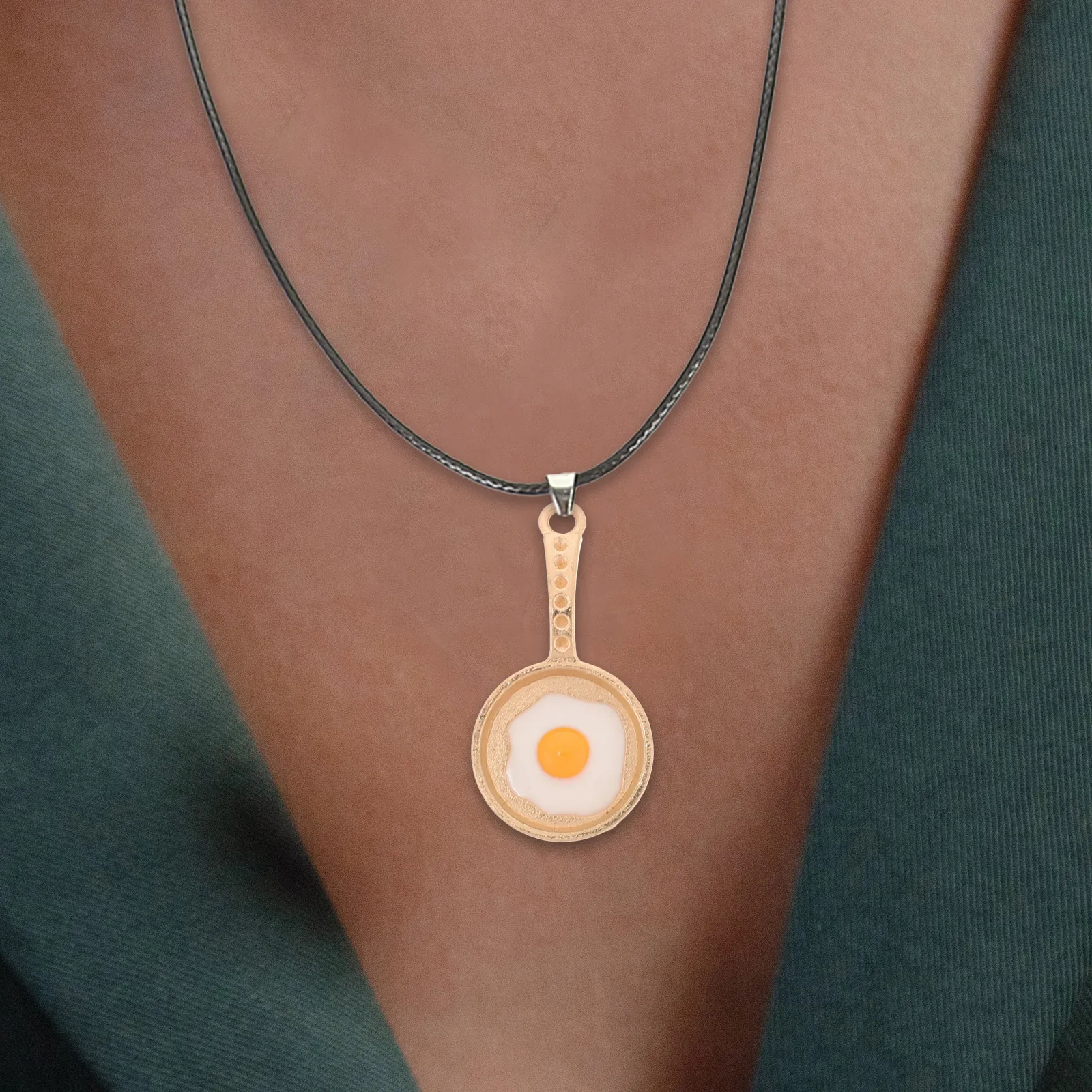 

20pcs Frying Pan Egg Pendant Alloy Charms DIY Jewelry Accessories for Earrings Bracelets Necklace Making Crafts Projects Food