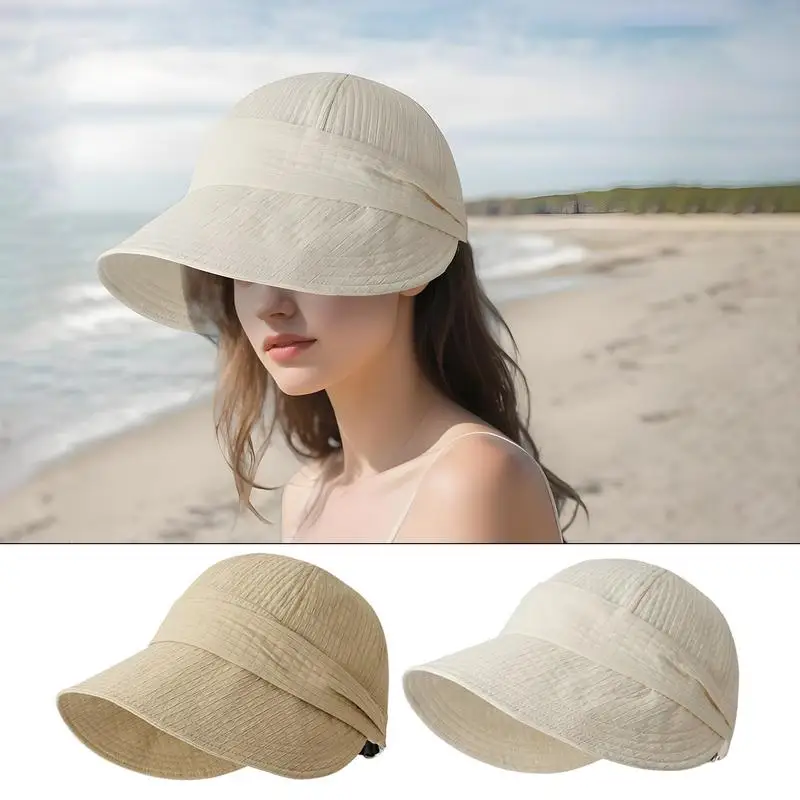 

Wide Brim Sun Hat Adjustable Fishing Hat Quick-Drying Foldable Headgear For Travel Gardening Golf Fishing Vacation Boating