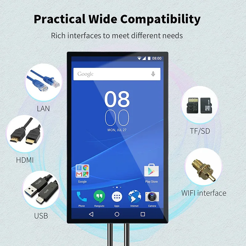 43  55 65 inch window android classroom multi touch screen interactive display touch wall whiteboard