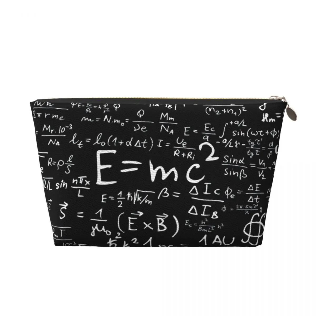 Custom Physics Equations Toiletry Bag Women Geek Science Math Cosmetic Makeup Organizer Lady Beauty Storage Dopp Kit Box