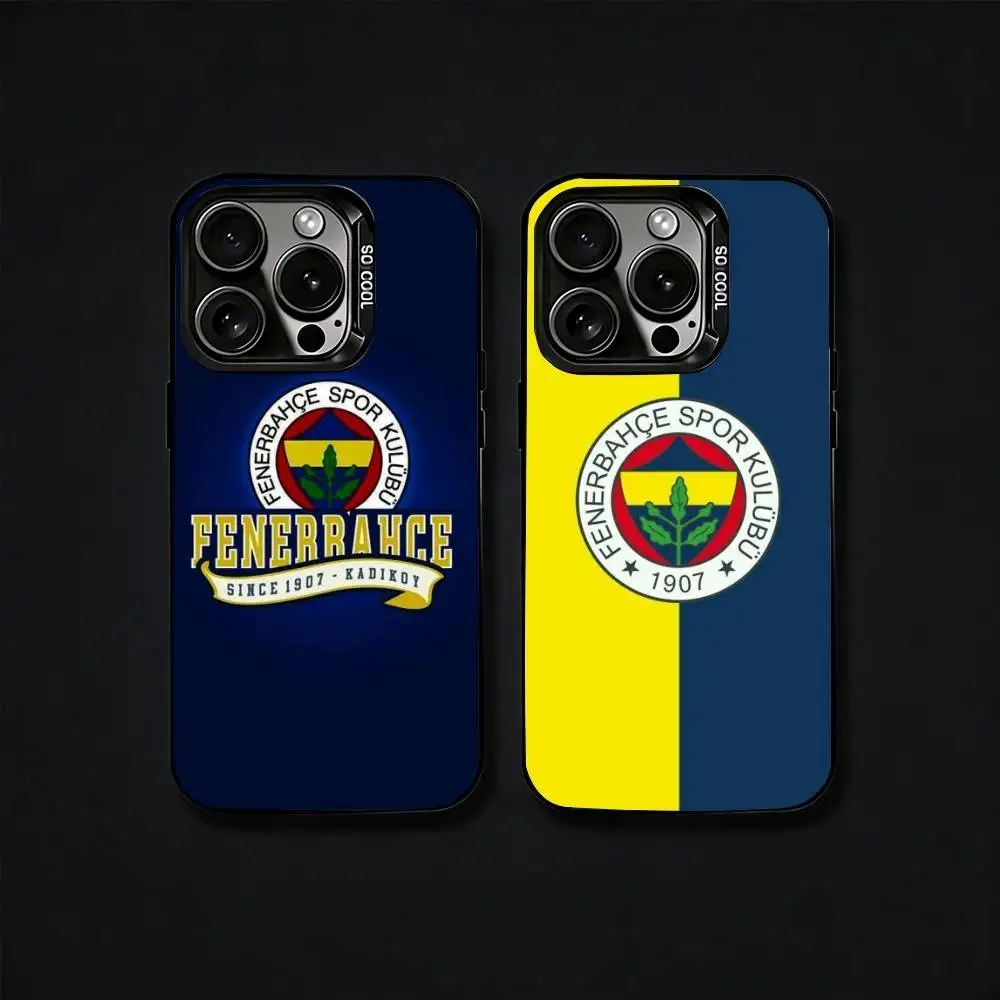 

EPC Turkey F-Fenerbahce Phone Case For iPhone17, 16,15,14,13,12 Pro Max Black Candy Matte Shockproof Cover