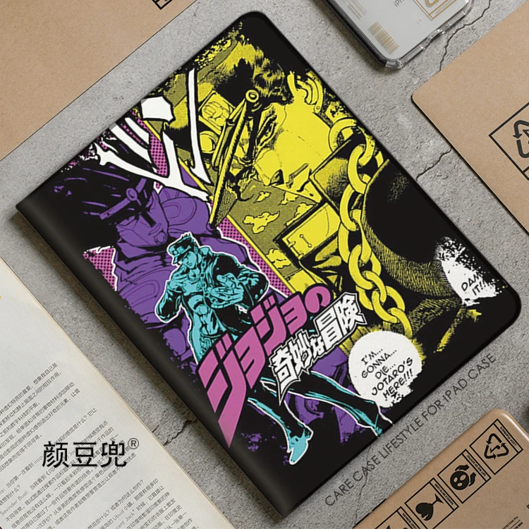 JoJo's Bizarre Adventure Anime Kujō Jōtarō Case For iPad 10.2 7th 8th Air 2 3 Mini 1 2 3 4 5 6 Case Luxury Silicone iPad Air 4 5