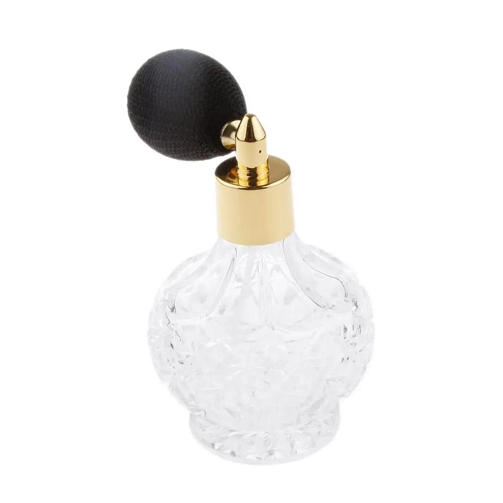 Retro Perfume Spray Bottle Fragrance Scent Aftershave Atomizer for Women Men