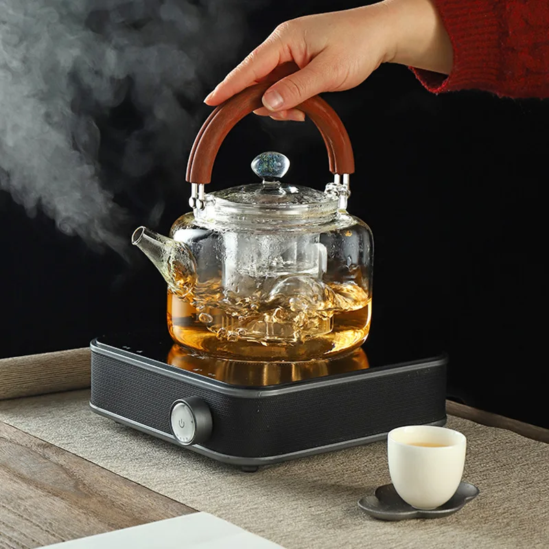 

Customized processing electric ceramic stove tea stove household small boiling water mini electric tea set light wave magnetic s