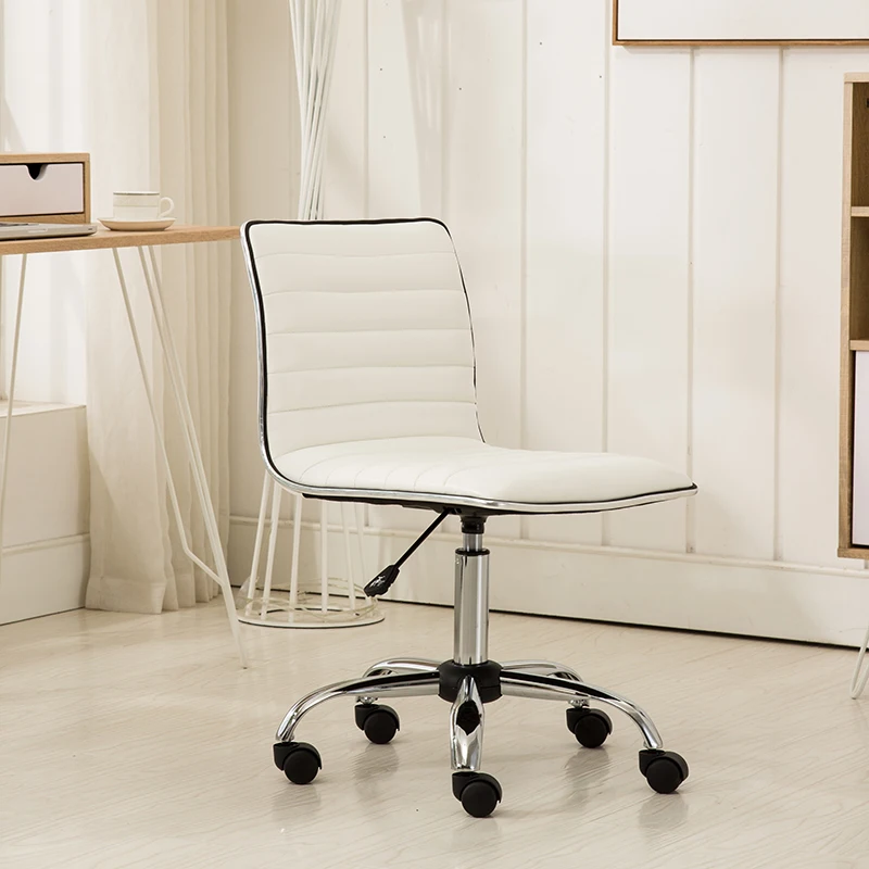 Fremo Chromel Adjustable Air Lift Office Chair, White On-Site