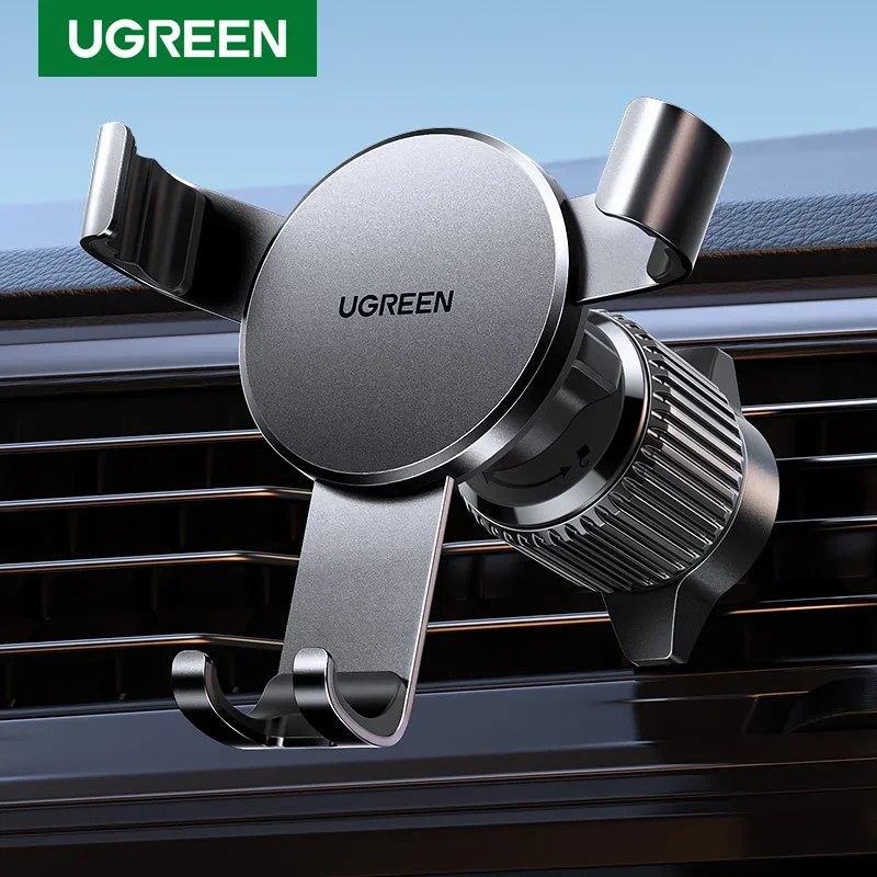 【New-in Sale】UGREEN Car Phone Holder Gravity Phone Stand For Xiaomi Samsung iPhone 15 14 13 Pro Max Air Vent Car  Holder Stand