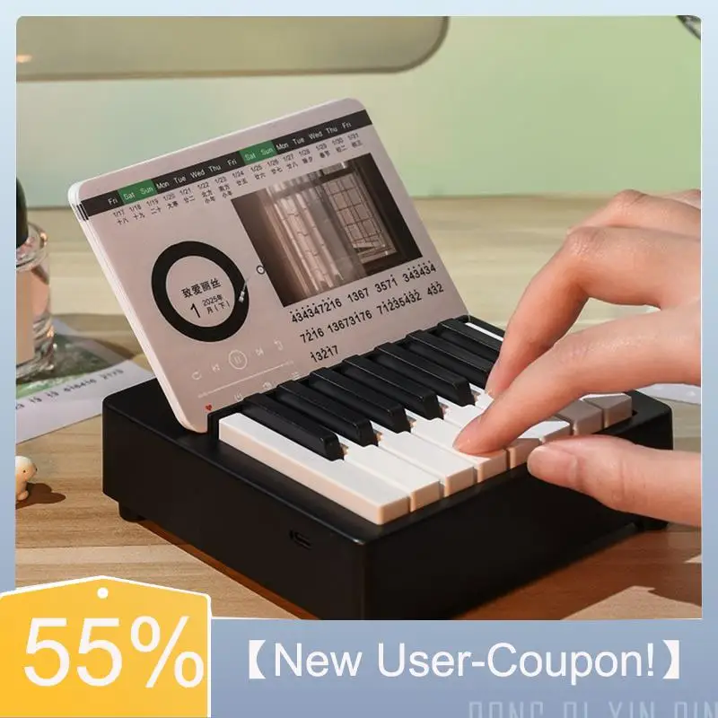 【Fast Delivery】Mini Piano Calendar World Famous Music High-End Music Piano Desktop Decoration Playing Calendar Surprise Gift