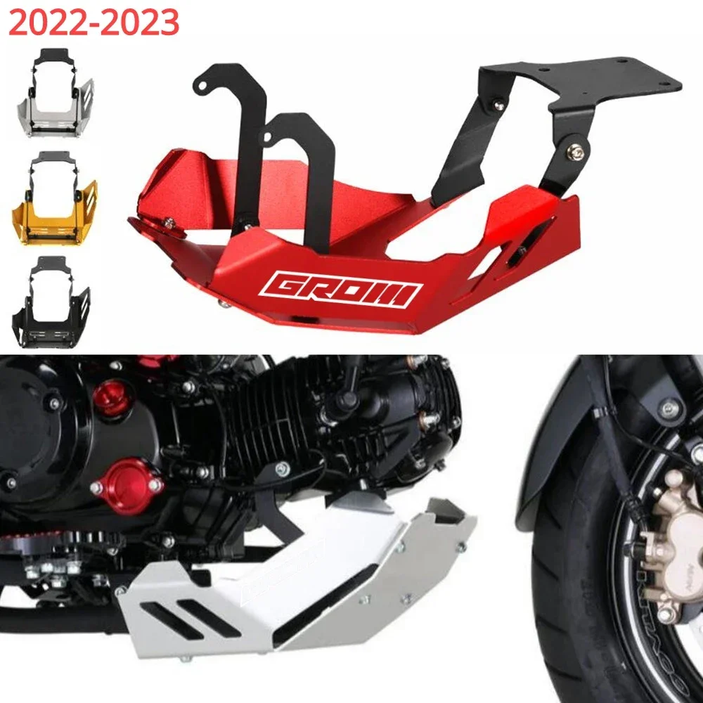 

5-speed transmission Front Skid Plate Engine Guard Low Mud Bash Cover Protection Frame For HONDA MONKEY Grom MSX125 2022 2023