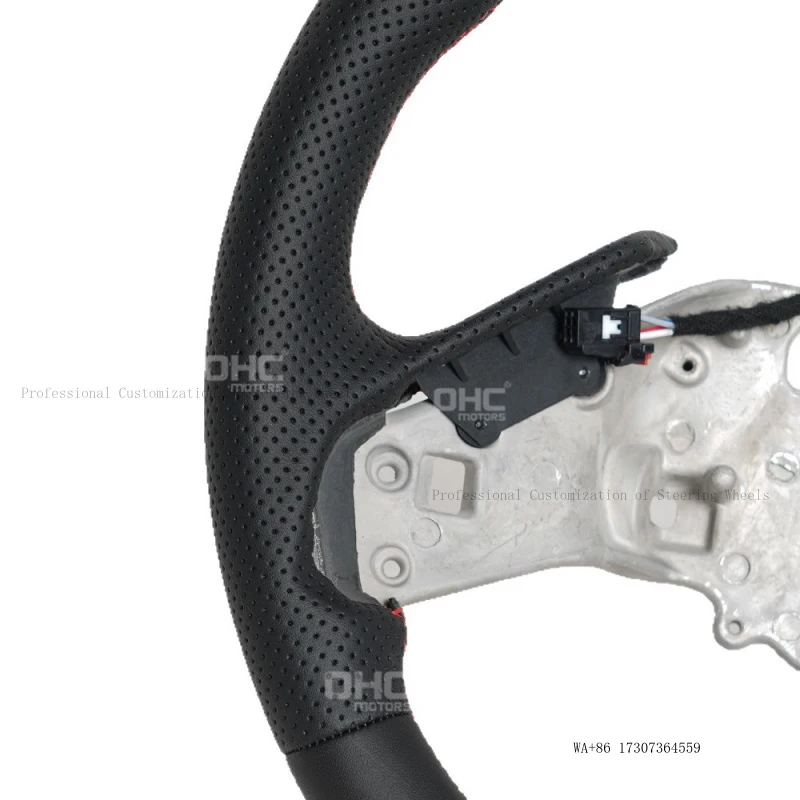 Hot-selling full-leather car steering wheel modification for Chevrolet Corvette C8 2020 model view 6