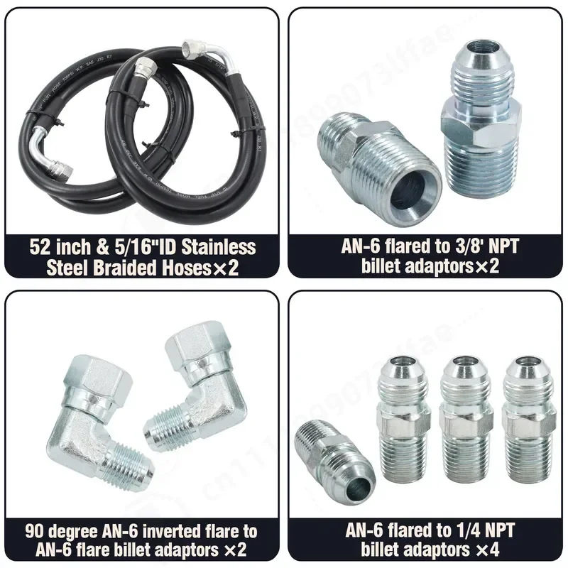 Suitable for GMC Cadillac Sedan 6AN Transmission Cooler Hose Fitting Kit
