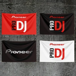 Bandera de música Pioneer DJ Pro, tapiz de poliéster impreso para decoración del hogar o al aire libre, 3x5 Fts