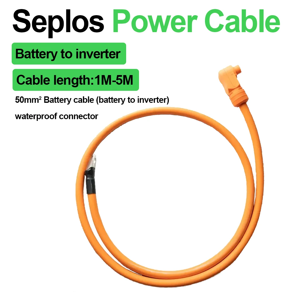 Seplos SUTEN PUSUNG Power Cable 2 Parallel Cable Battery To Battery Terminal Plug Copper Core Elbow Power Connector