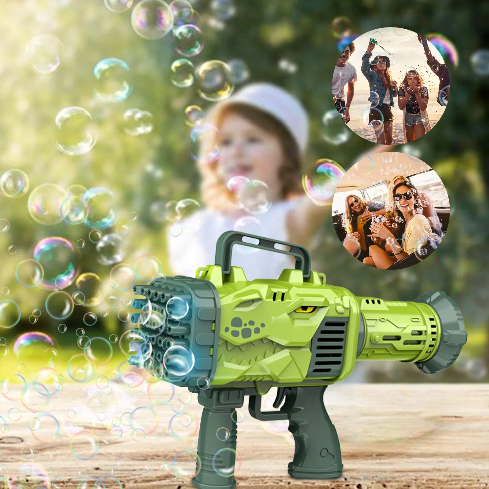 2022 Summer Kids Toys Bubble Maker Machine bambini Outdoor Bubble Maker Machine Dinosaur Bubble Machine ragazzi regali di compleanno