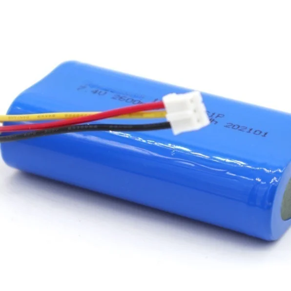 Paquete de batería de litio 7,4 V 2500mAh 2S 18650 para piezas de coche RC batería recargable de iones de litio de 7,4 voltios con protección contra sobrecarga