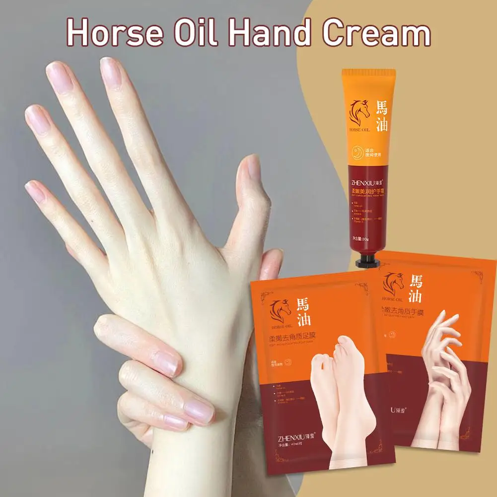 Horse Oil Hand And Foot Cream Skin Care Moisturizing Hydrating Hand Cream For Winter Hand Care Nourishing 30g/60g