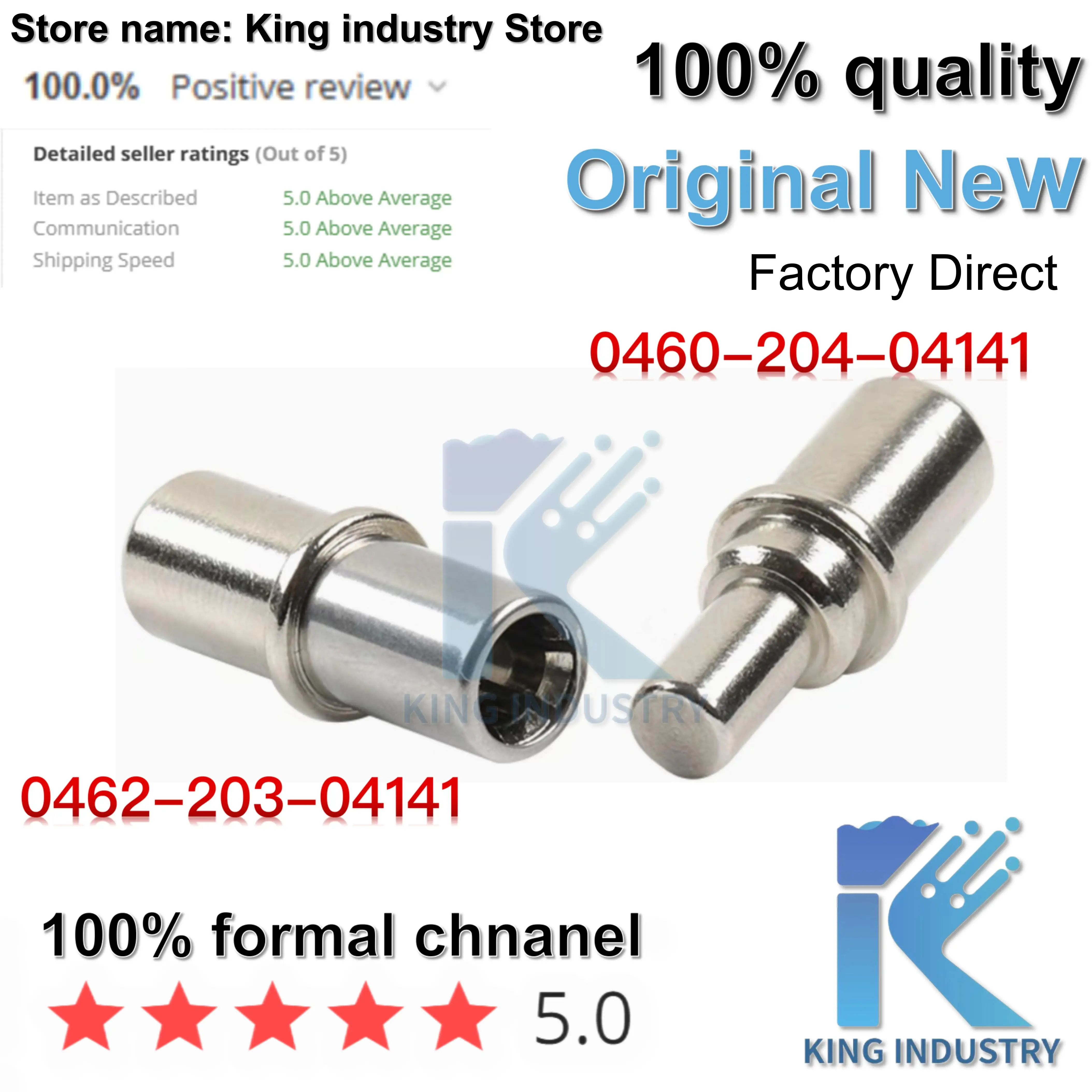 【50sets】0460-204-04141/0462-203-04141 DELCHl Automotive WiringHarness Insert Pin Socket