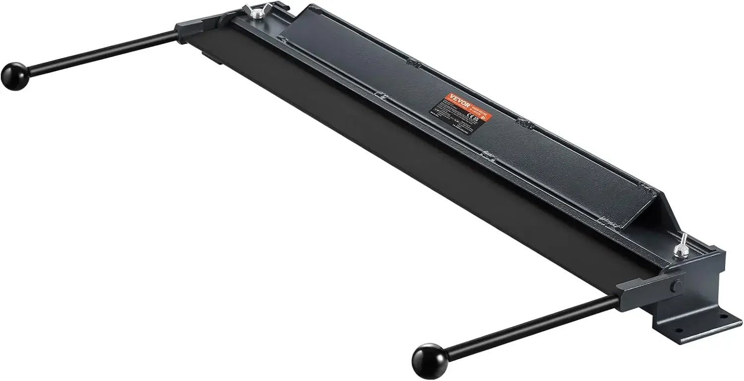 Box and Pan Brake, 48-Inch, 0-130 Degrees Sheet Metal Bending Brake For Metal Bending, Power Handle