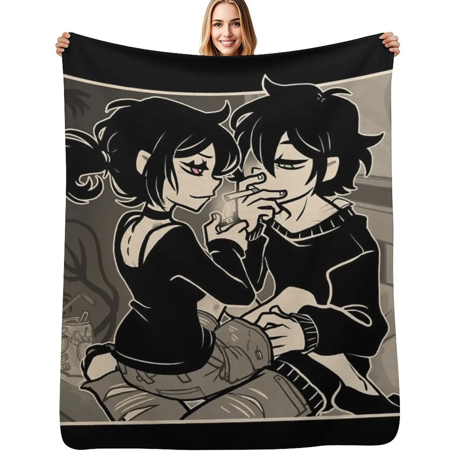 

The Coffin of Andy and Leyley Throw Blanket Travel Moving Custom blankets ands Blanket
