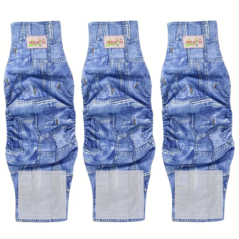 1pc Belly Band Diaper for Male Dogs, Pet Dog Clothes, Small Medium Size Dog Belly Wrap Leakproof Washable