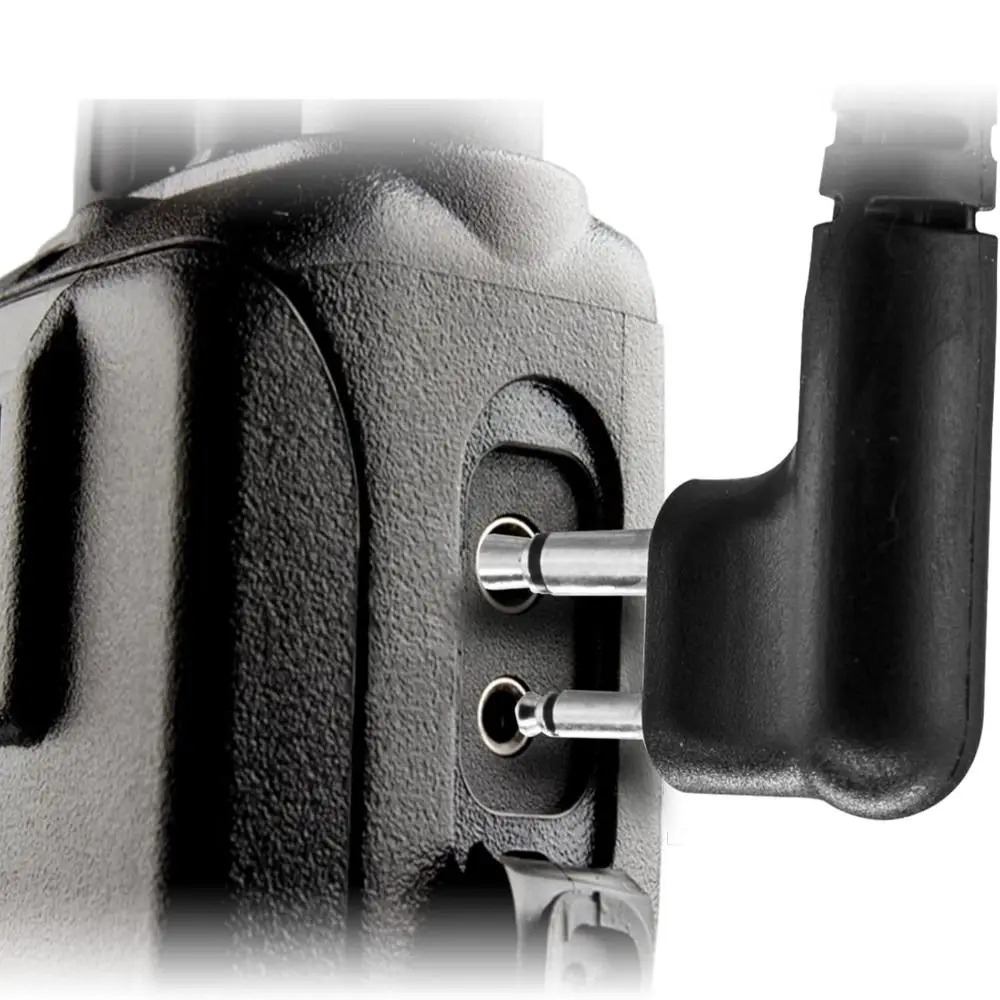 with Mic PTT 2 Way Radio Headset Surveillance 2 Pin Earpiece Acoustic Tube FBI Security for Motorola CP200 GP2000