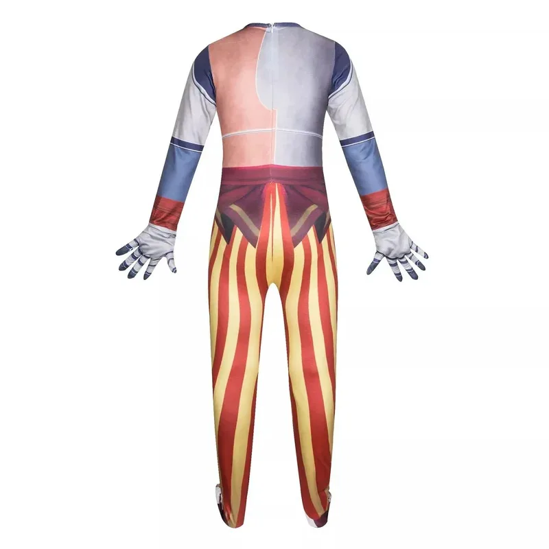 Fnaf Sundrop Moondrop تأثيري الحيوان زي الشمس القمر مهرج دمية تأثيري هالوين حفلة عيد ميلاد زي بذلة قناع Kidboy