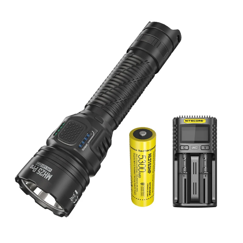 Imagem -05 - Nitecore-long Range Search Torch Mh25 Pro Usb-c Lanterna Recarregável Uhi 40 Led Beam Nl2153hp 705 m 21700 Bateria