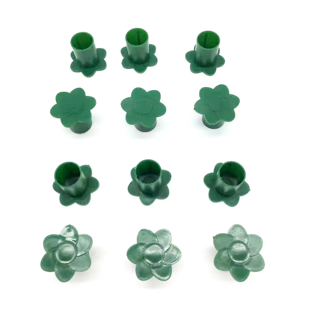Garden Fence Pole Protective Cap Bamboo Stake Cover Waterproof PVC Plant Support Connector Outdoor Gardening Tool