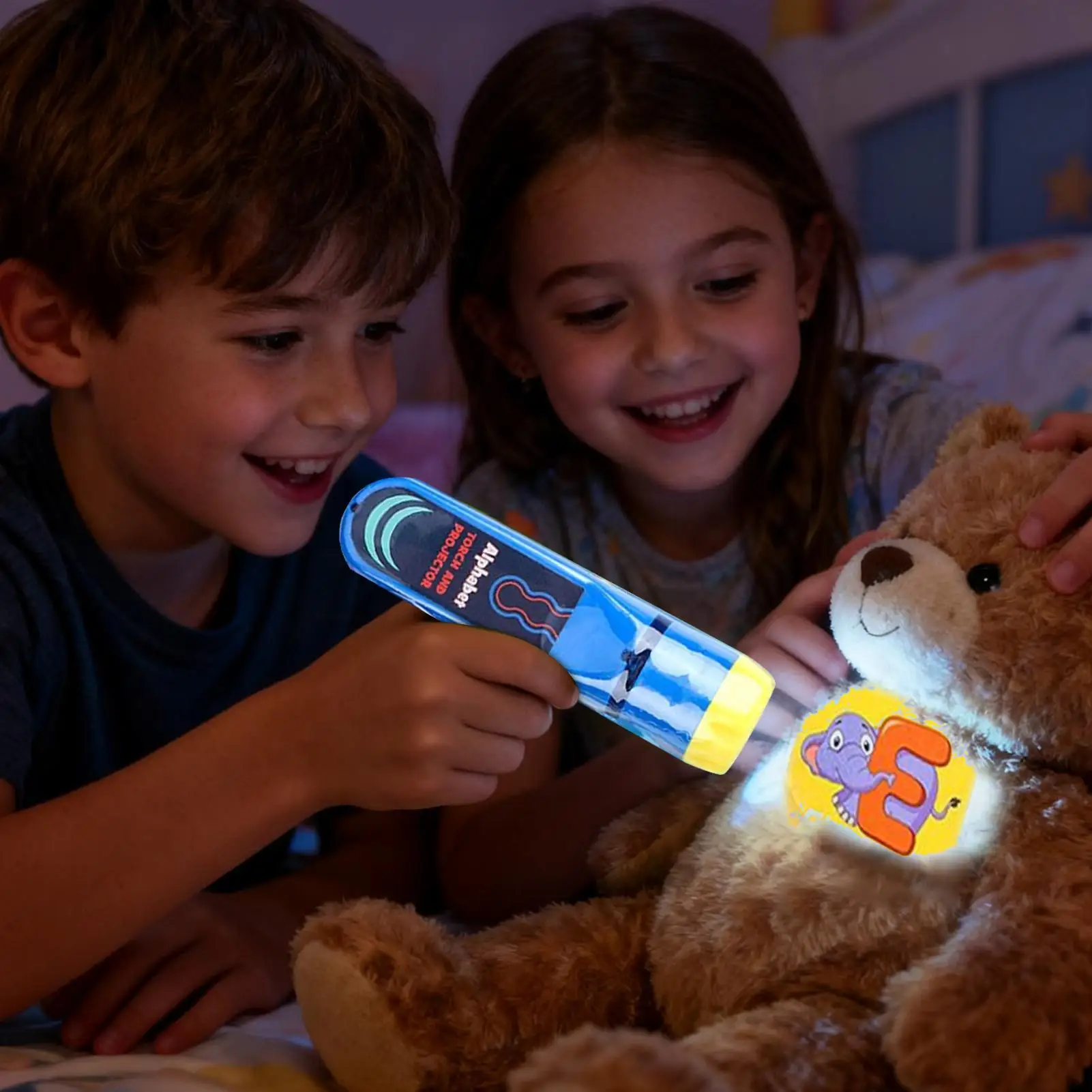 Projektor dla dzieci, maszyna do opowiadania historii, wczesna edukacja, poznawcze, opowiadanie na dobranoc, projekcja wzorów świetlnych, latarka, zabawki