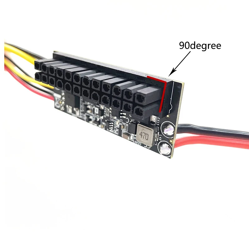 ATX 24Pin right angle short PCB 12V DC-ATX-300W Pico ATX Switch PSU Car Auto Mini ITX High Power Supply Module Z1 Durable Board