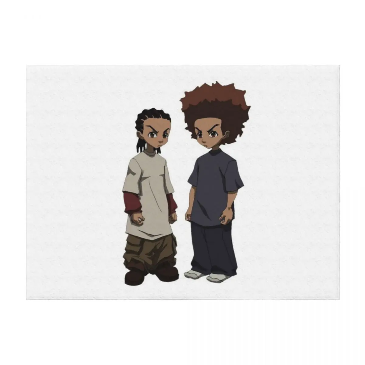 

Huey and Riley Freeman ... RIP Grandpa Freeman Throw Blanket Hairy Furry Soft Plush Plaid Nap Blankets