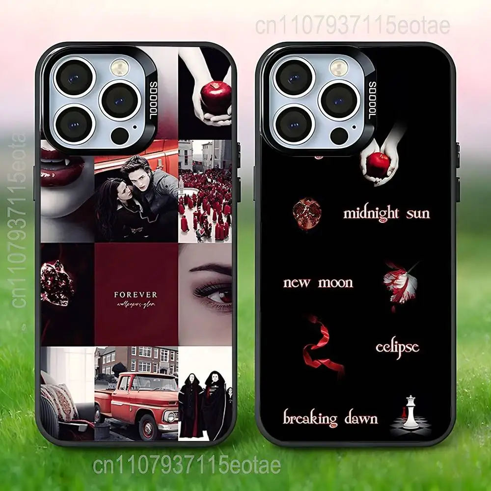 

T-Twilight Series TV Black Phone Case Compatible with iPhone 17 16 15 14 13 12 11, Pro, Max, Plus, E, Air, Mini