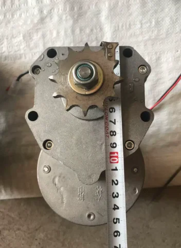 12V 48V 600W DC Motor With Sprocket, Electric Fertilizer Spreader Seeder Motor For Lawn Mower Rotary Tiller