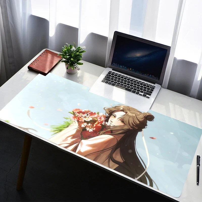 

Mouse Pad Laptop Non-slip Esports Office Tian Guan Ci Fu Laptop Desk Mat Game Player Mousepad Mini PC Accessories Keyboard Pad