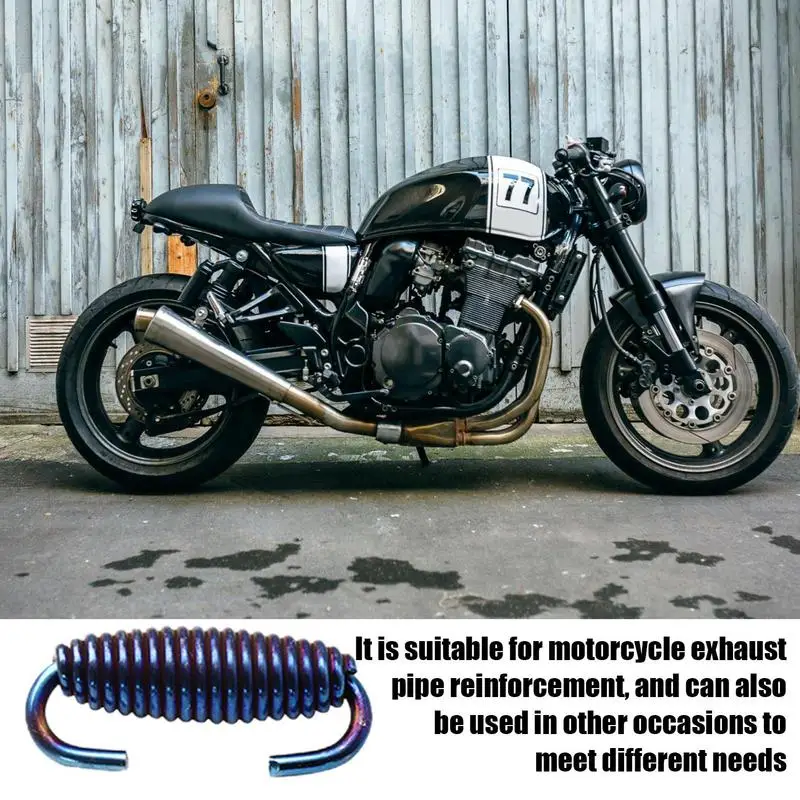

Exhaust Pipe Spring Stainless Steel Muffler Spring For Exhaust Pipe Strong Pull Modified Accessories Elastic Long Lasting For