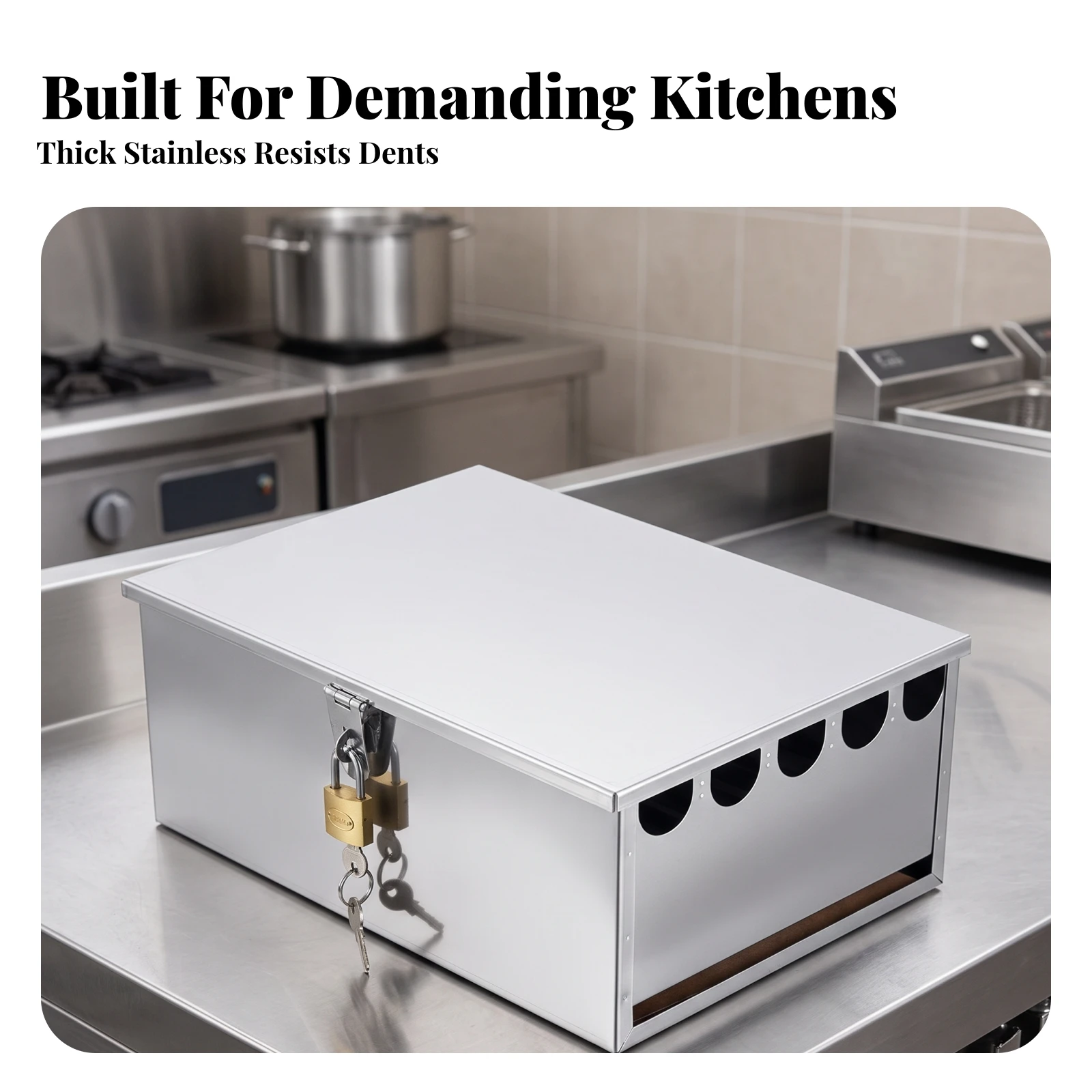 Blade Storage Box Thickened Me - огляд і ціна Commercial Kitchen Knife Storage