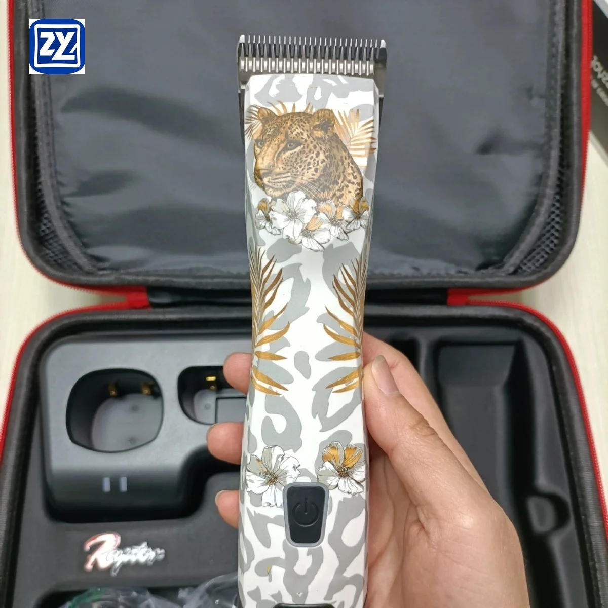 Large Dog Pet Electric Clipper High Power Hair Cutter Shovel Head Battery Operated Trimmer Convenient Cleaning（blade 1.5 mm）
