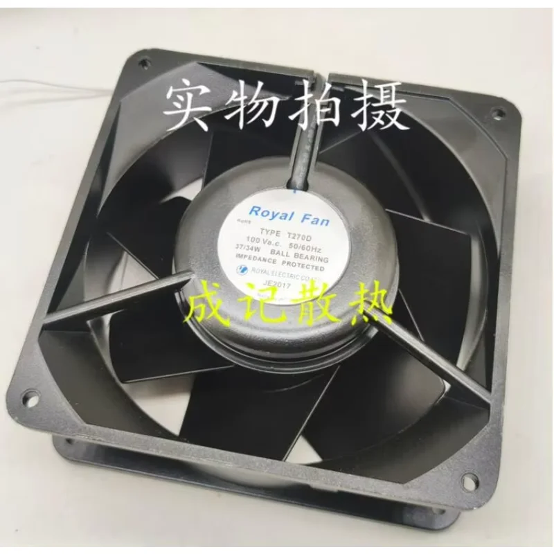 Royal Fan TPYE T270D AC 100V 37/34W 140x140x50mm Server พัดลมระบายความร้อน