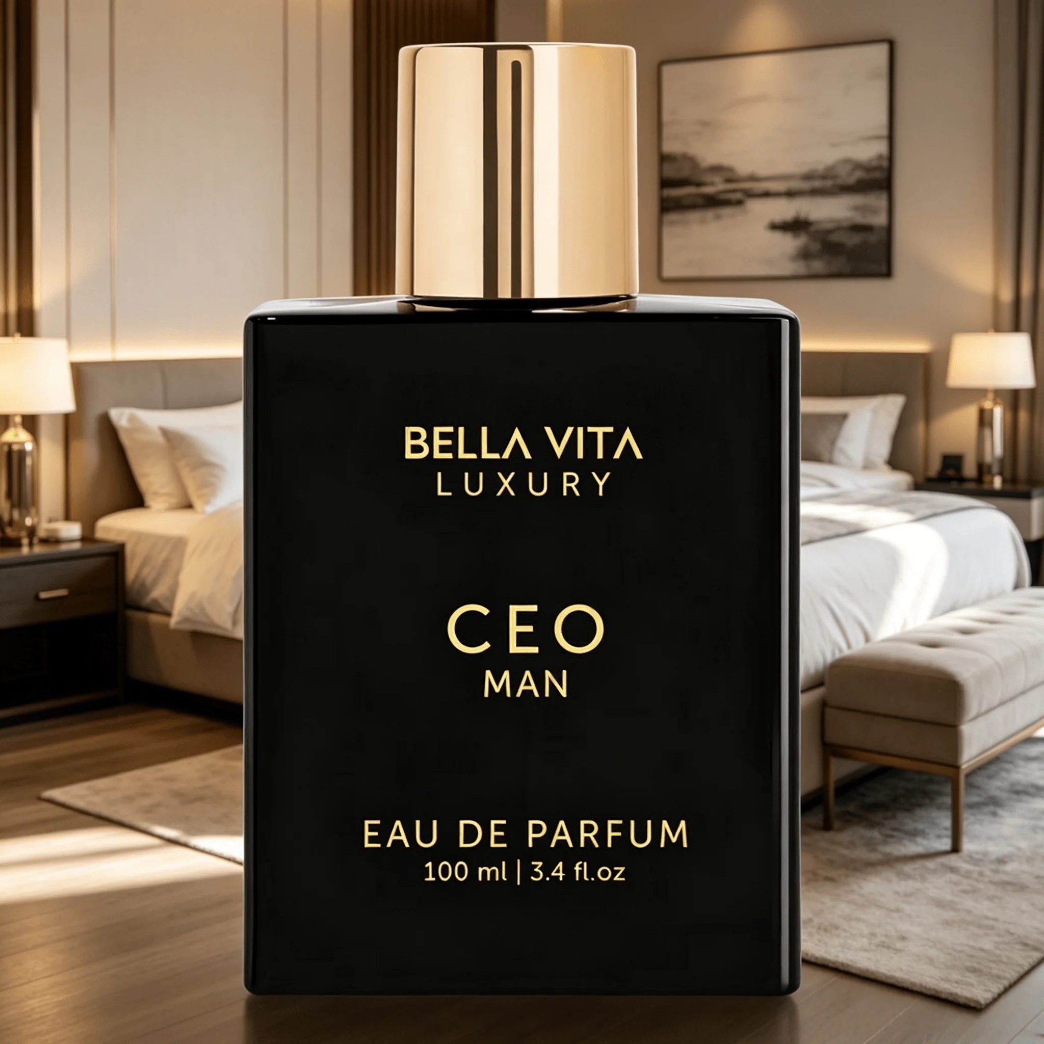 BELLAVITA Classic High-end Men's Perfume Men's Lasting Scent Couples Date Eau De Parfum Exudes Captivating Charm Fresh Sandalwood Vanilla