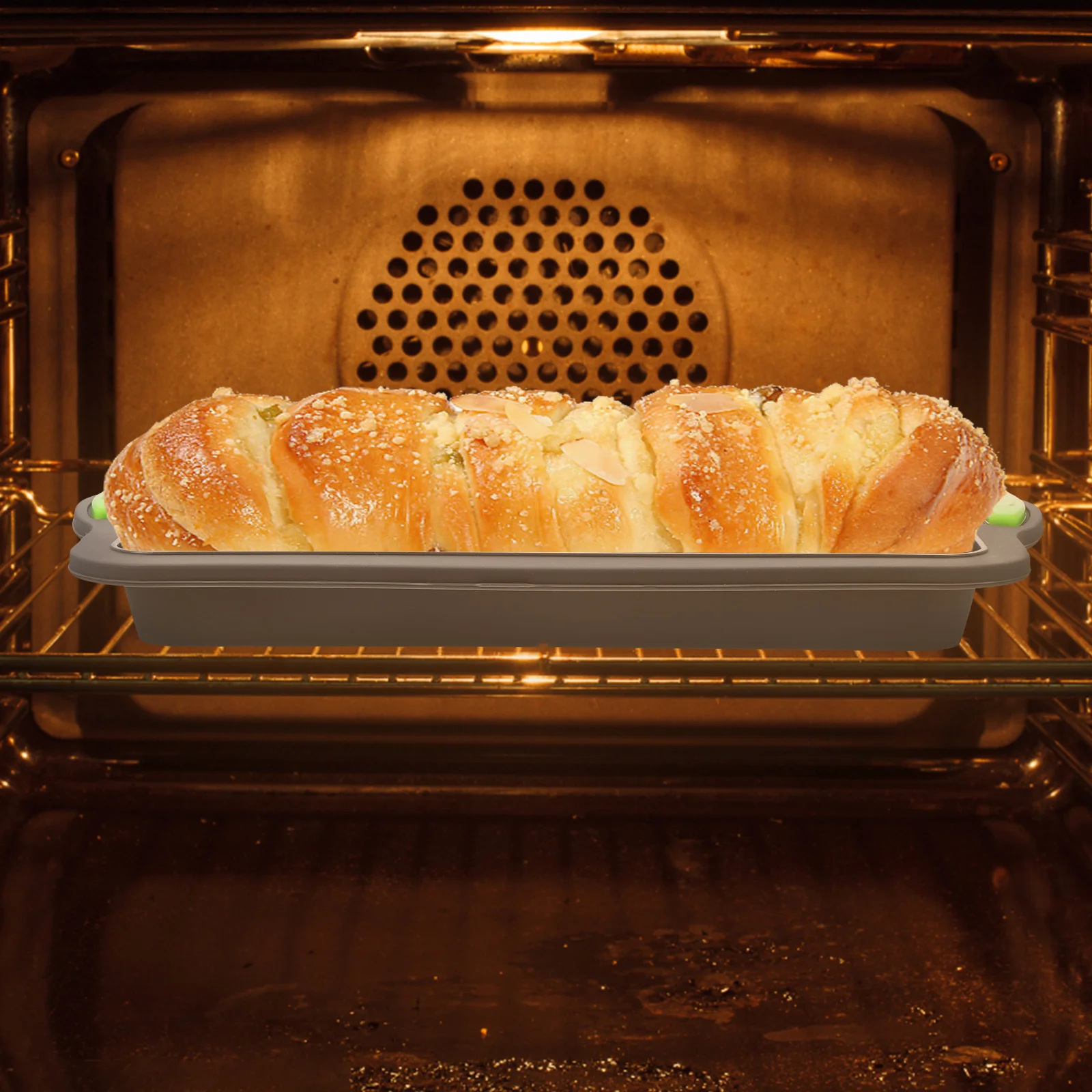 

Heat-Resistant Non-Stick Silicone Mold Cake Roll Baking Pan Multi-Function Baking Accessory Food Grade Flexible