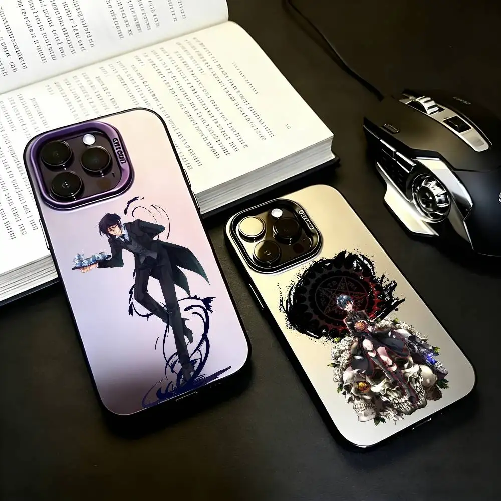 

Black Anime B-ButlerS Black Candy silver phone case Phone Case For iPhone17,16,15,14,13,12,11 Plus,Pro Max