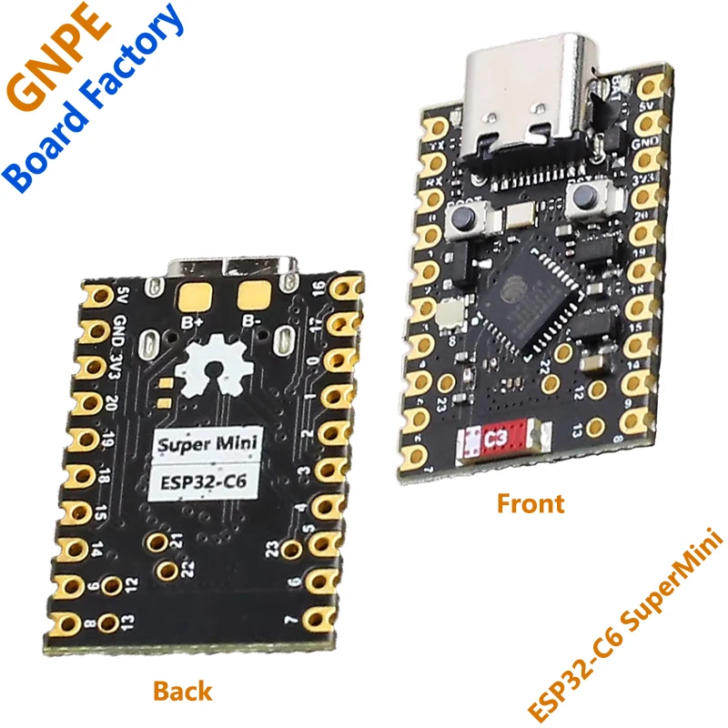 ESP32-C6 sourire Mini carte de développement MCU programmation apprentissage contrôleur core board