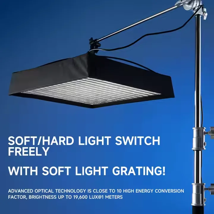 MagicLine 200w Bi-Color Versatile Flexible LED Mat Light With Honeycomb Grid Rollable Video Light For Traveling Filmmakers