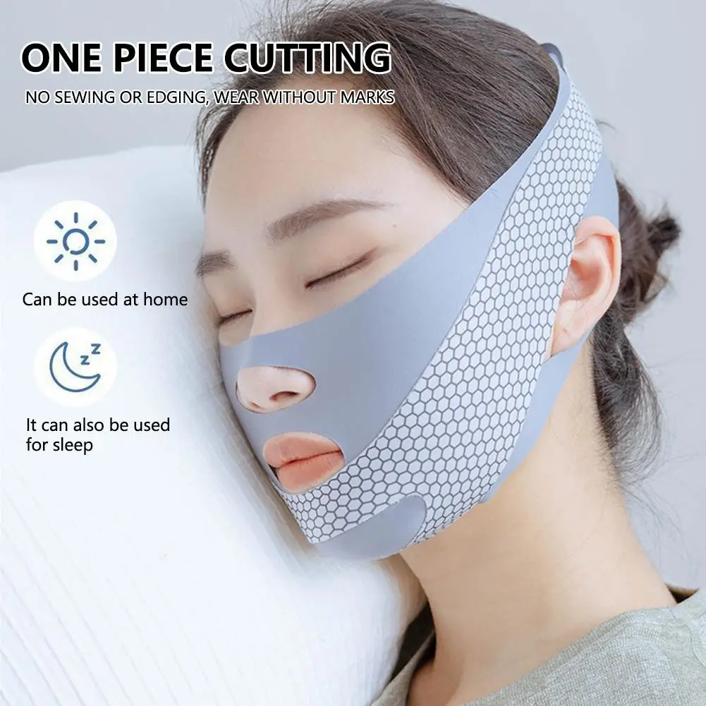 Bandage amincissant réutilisable pour le visage pour femme, V-Line Face Shaper, Lift Strap, Face Beauty, Chin Care, Cheek Énergie, Facial Belt, Skin Too, N8Q6